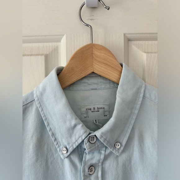 Rag and Bone Men’s Long Sleeve Button Up - size Medium - Picture 2 of 3